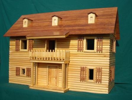 wooden toy dolls house